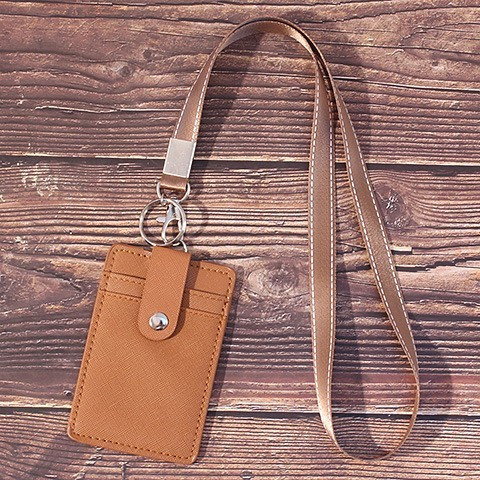 

Lanyard Gantungan Id Card Kartu Akses Kulit Tebal Premium Ukuran 11,2 x 7,2cm