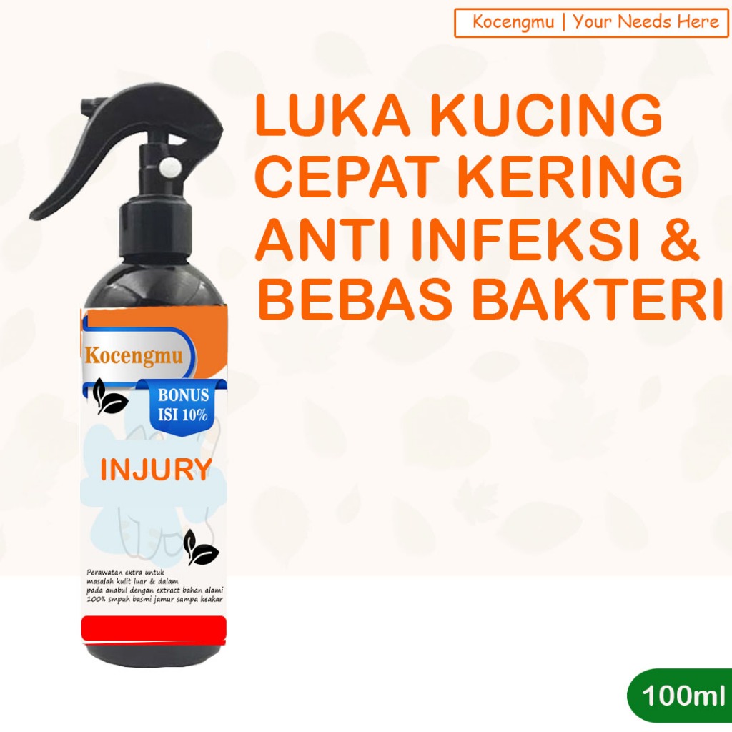 Obat Luka Kucing Infeksi Luka Kucing Spray Kocengmu