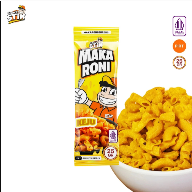 

Snack Stik Makaroni Keju Cemilan 25gr