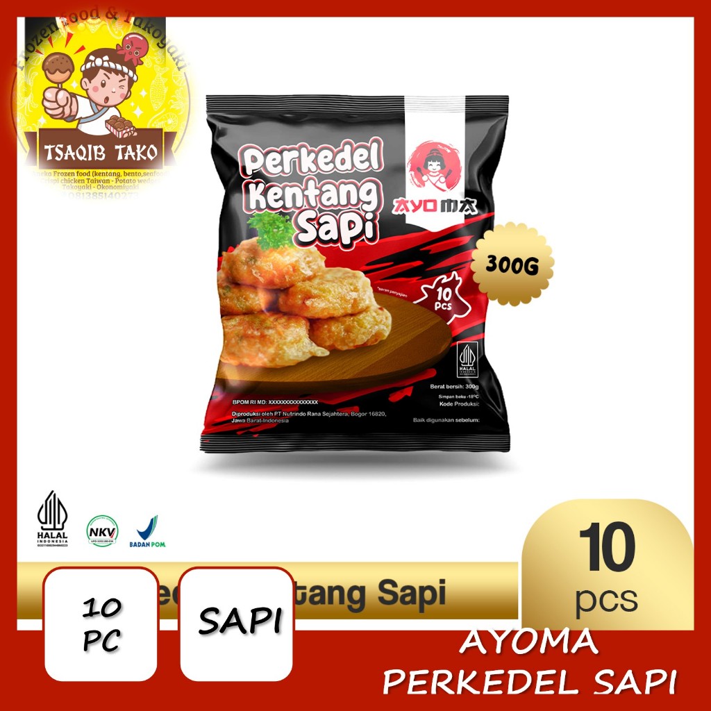 

PROMO Ayoma Perkedel Sapi isi 10pcs