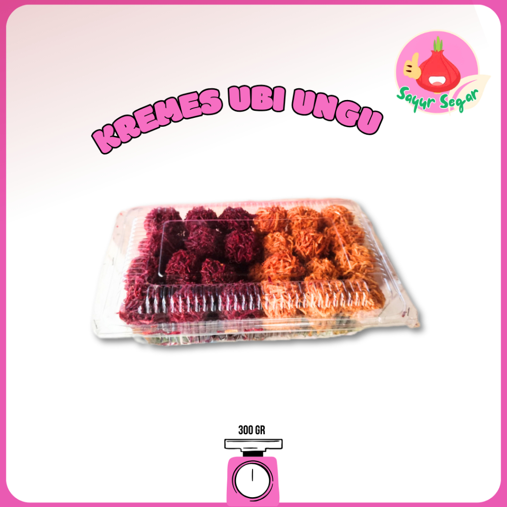 

Sayur segar - Cemilan Kremes Ubi Ungu 300 gr / Purple Sweet Potato