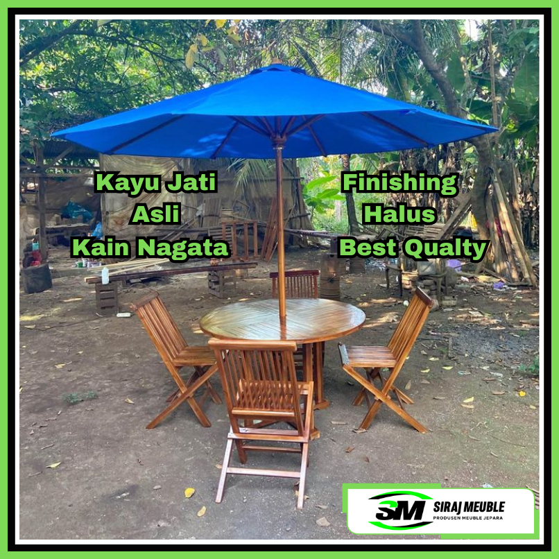 Set Meja Payung Taman Cafe Outdour Kain Nagata Payung Taman Cafe Payung Tenda