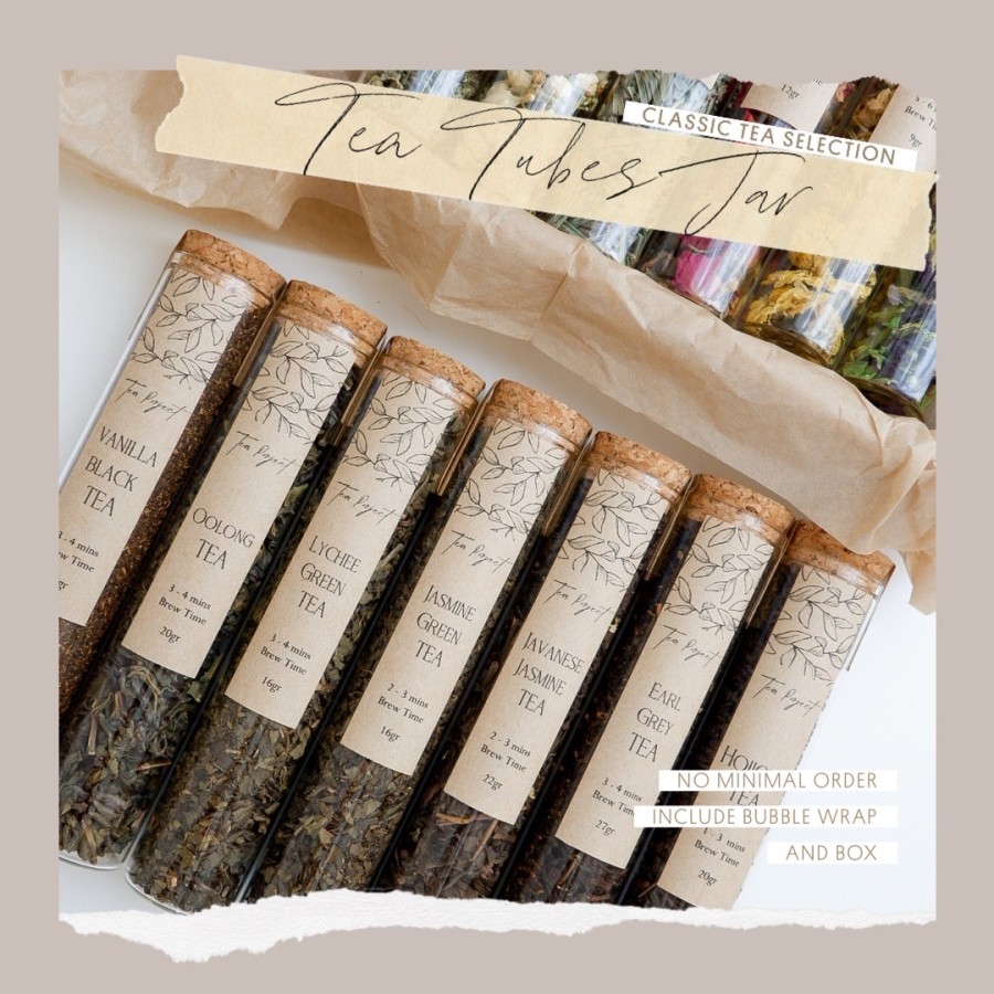 

Tea Tube Jars | Classic Tea Selections - Jasmine green