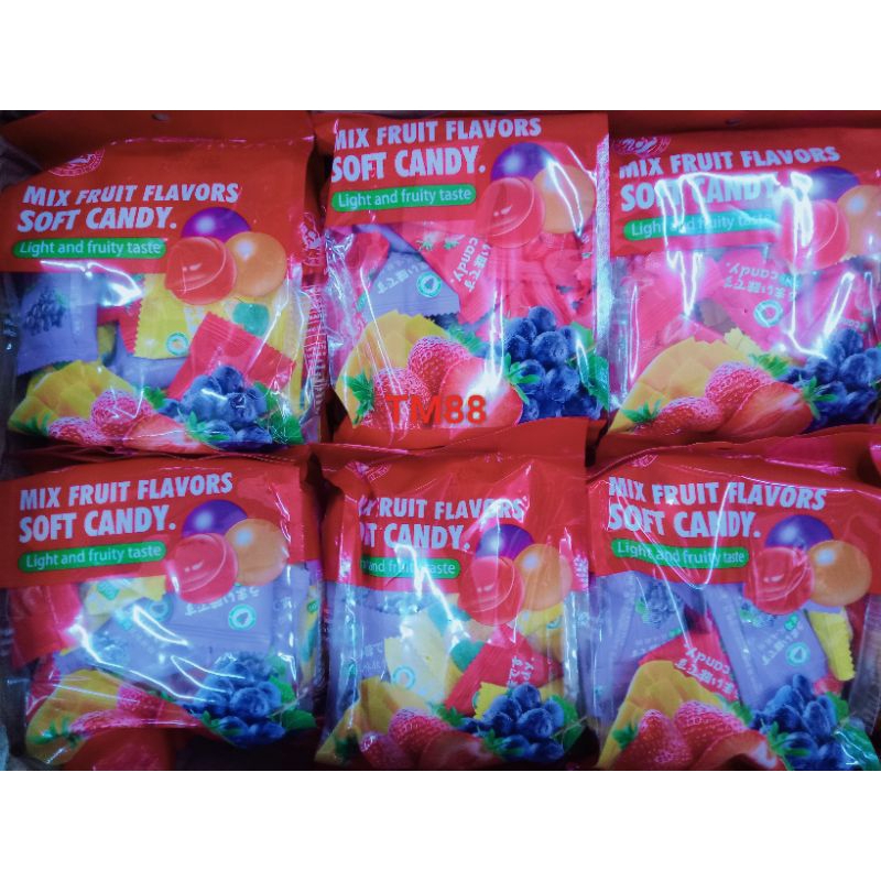 

MIX FRUIT FLAVORS CANDY SOFT CANDY CHEN LIANG JI