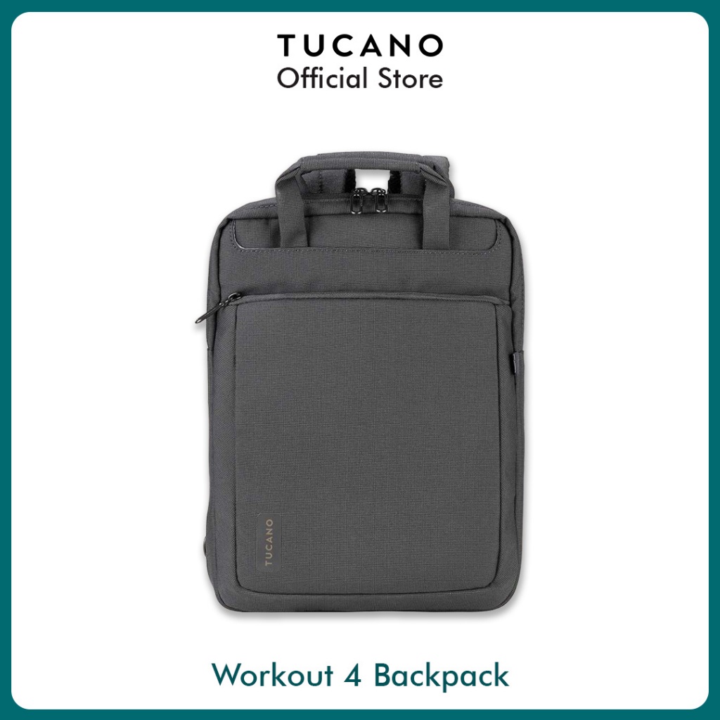 Tucano Backpack Workout 4 for Laptop / Macbook Pro 14" (WO4BK-MB14) Ransel Laptop 14 Inch|Tas Kerja