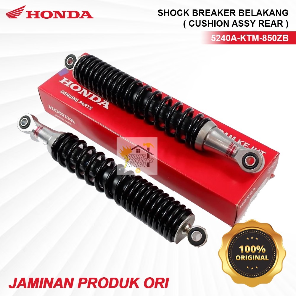 ORIGINAL AHM CUSHION ASSY REAR - SHOCK BREAKER BELAKANG SUPRA X 125 2007-2014