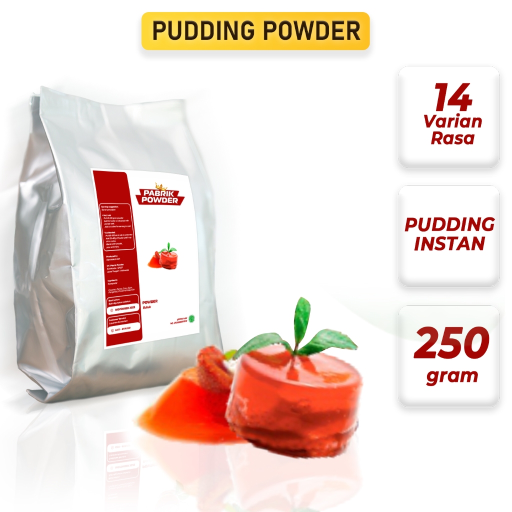 

Silky Pudding Powder / Bubuk Puding 250 gram