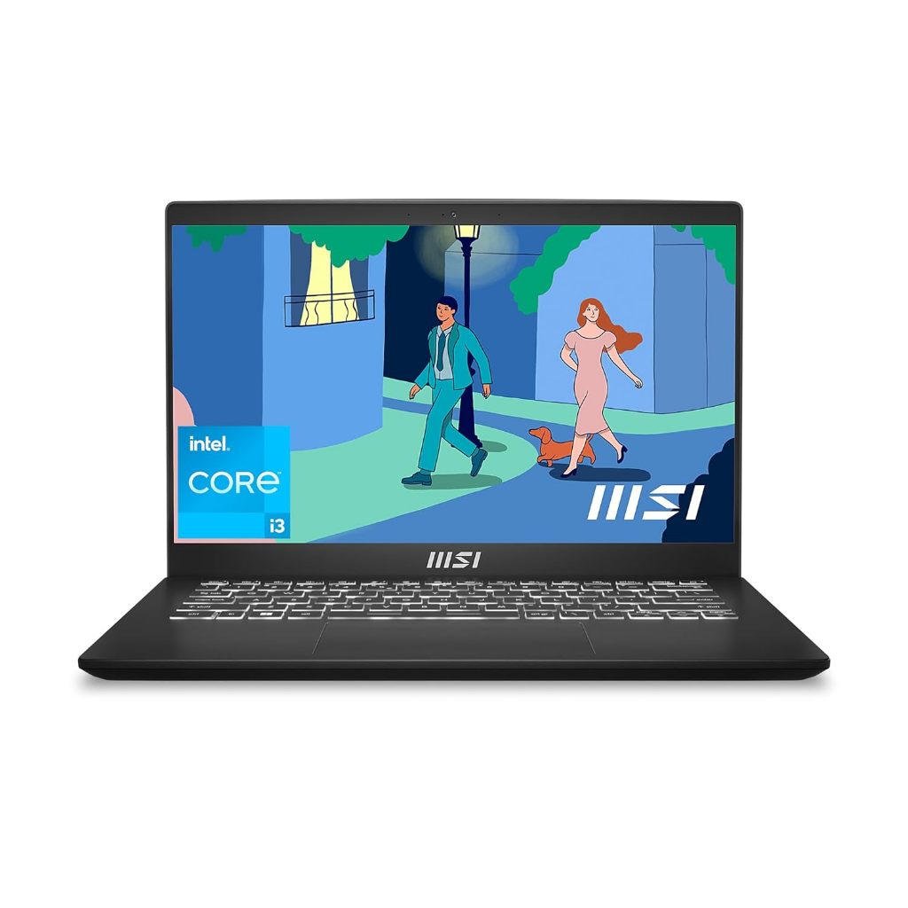 Laptop Msi Modern 14 Intel Core i3 1215U Ram 8GB 256GB SSD 14.0 FHD IPS BL Windows11Home + OHS Black