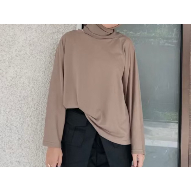 preloved kaos batwing mapple brown