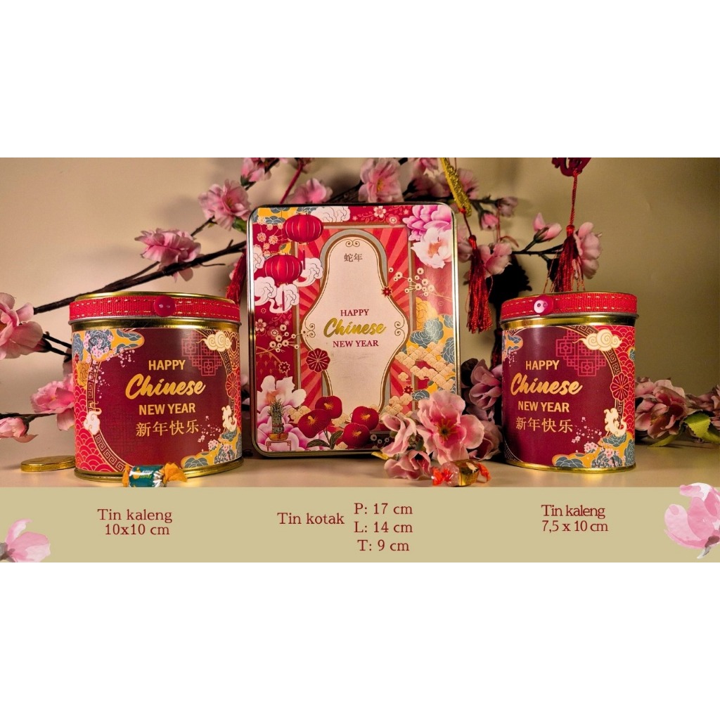 

Tin Kotak Natal Imlek 17x14 17 x 14 / Kaleng Kotak Hampers Natal Imlek