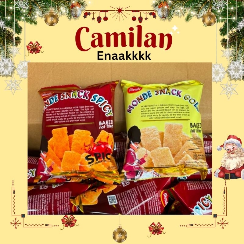 

MAKANAN RINGAN|CAMILAN ENAK|MONDE SNACK 30gr