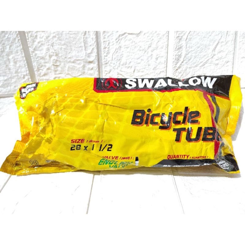 ban dalam SWALLOW becak/sepeda 28 X 1 1/2 swallow /BAN DALAM BECAK 28 /BAN DALAM GEROBAK ban dalam s
