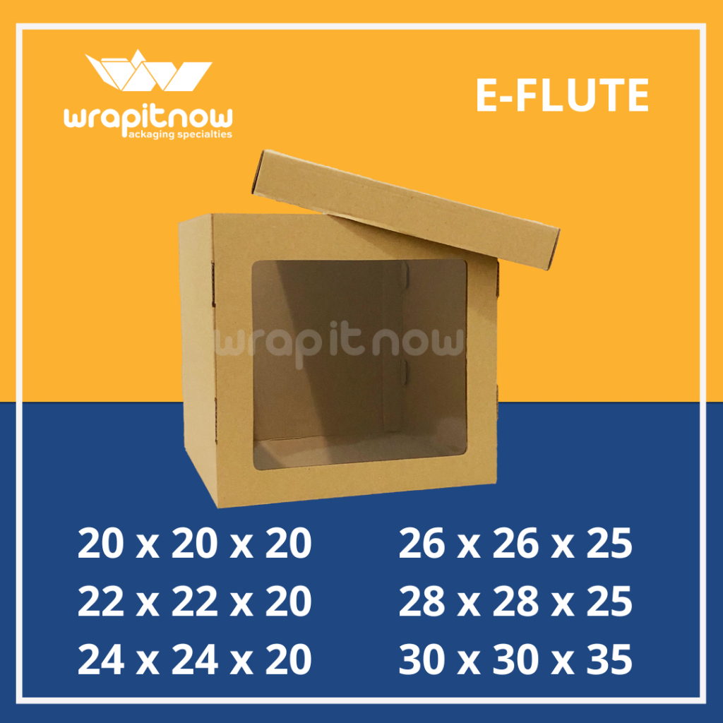 

Box Tart 20x20x20 Box 22x22x20 Box 24x24x20 Box 26x26x25 Box 28x28x25 Box 30x30x35 Dus Kue Tart