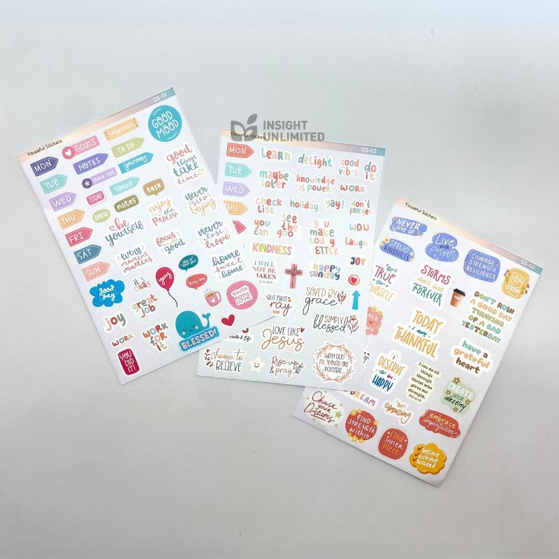 

Positive Words Journal - Stickers