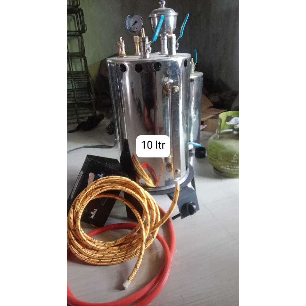 SETRIKA UAP BOILER KAPASITAS 10 LITER || NAGA BOILER