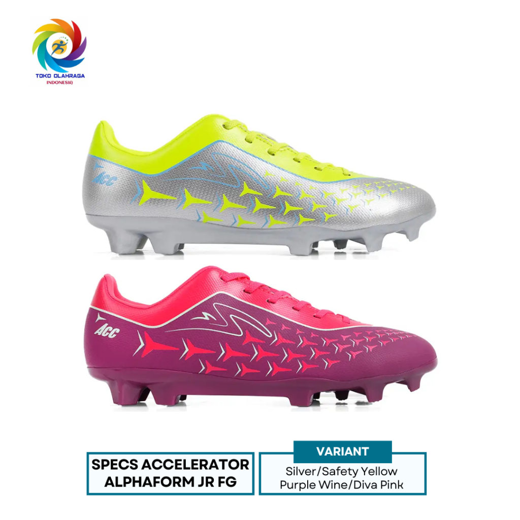 Sepatu Bola Anak - Anak Specs Accelerator Alphaform JR FG Original / Sepatu Sepakbola Anak Specs