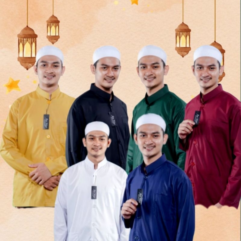 GROSIR Baju Koko haibah Ammu  Ammu colection lengan panjang