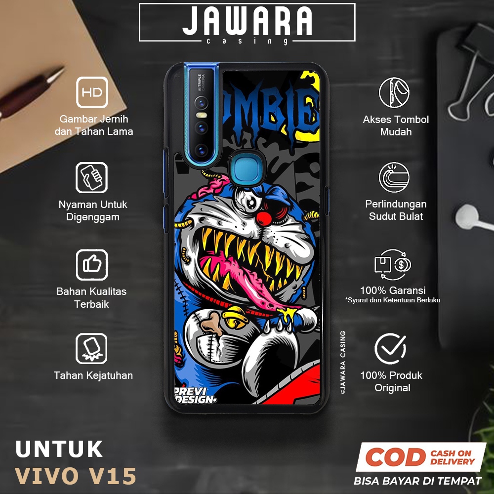 Case Vivo V15 Casing Vivo V15 [ZOMB] Premium Case Glossy Case Hp Vivo Jawara Casing Hp Vivo V15 Cust