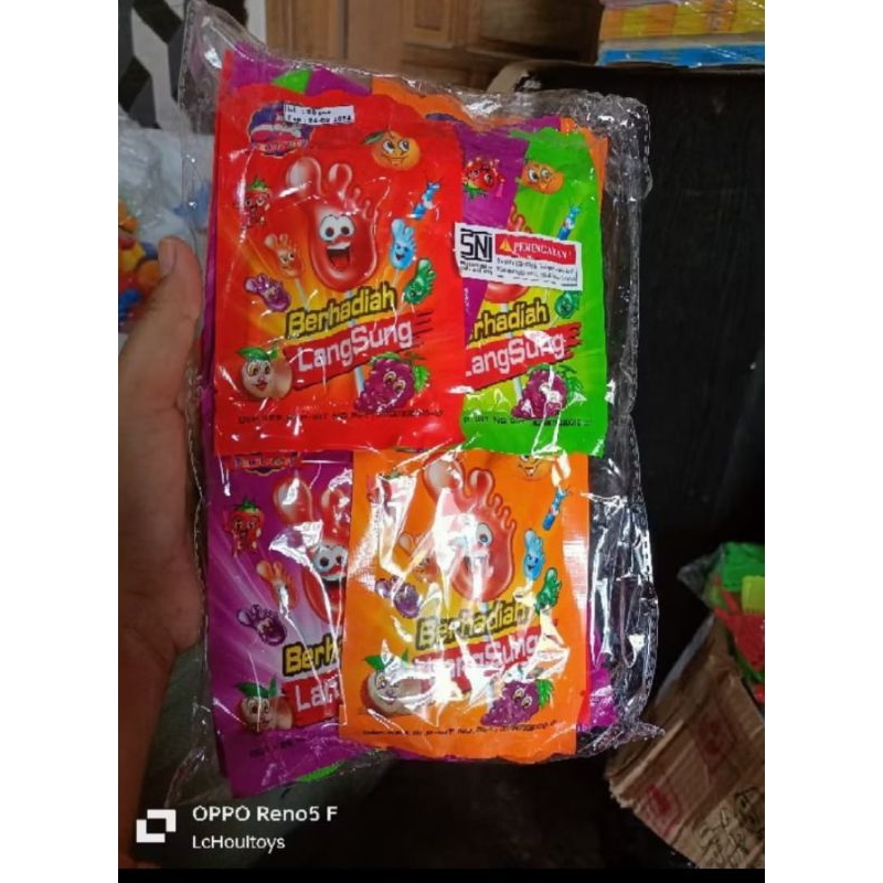 

20 PCS MAINAN PERMEN KAKI BERHADIAH LANGSUNG