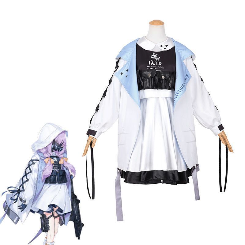 Hakari Atsuko Cosplay Costume Blue Archive Hoodie Cloak Full Set Wig Halloween Xmas