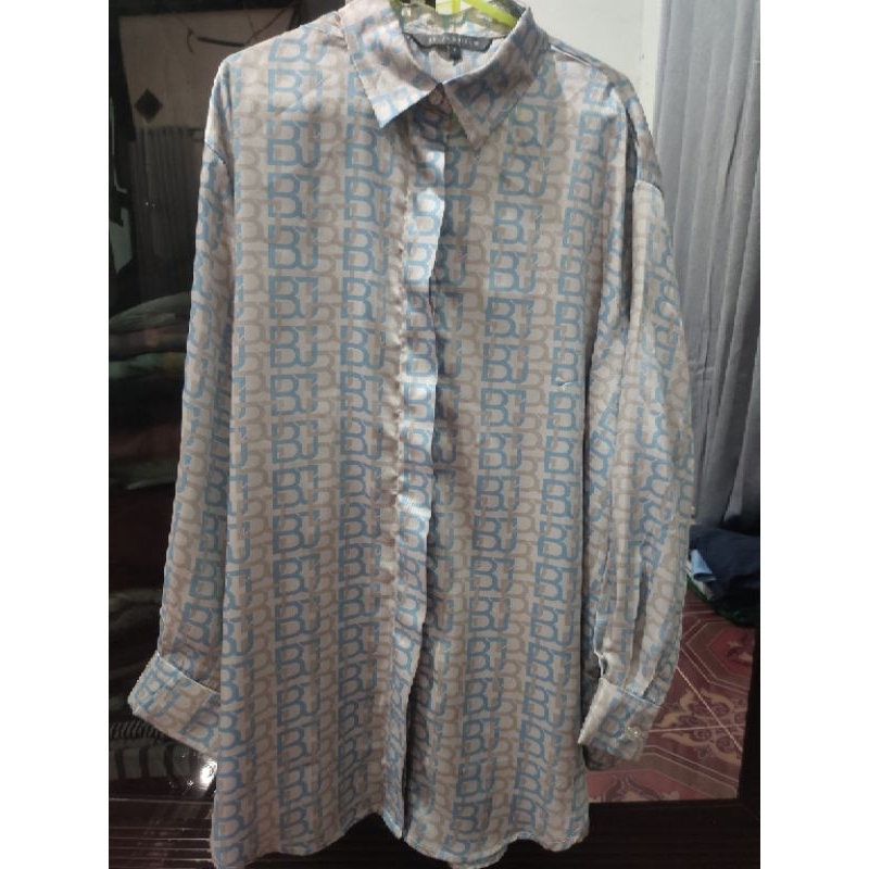 Benang Jarum Monogram Nata Oversized Small Blue