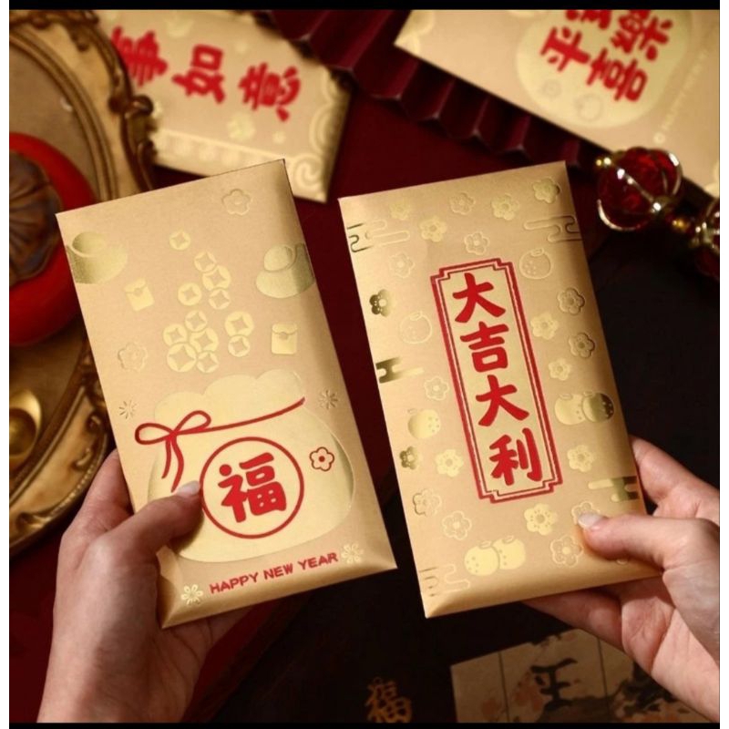 

Amplop Angpao imlek premium terbaru hong pao CNY New Ang pau