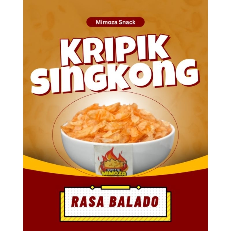 

Kripik Singkong Balado 400Gr