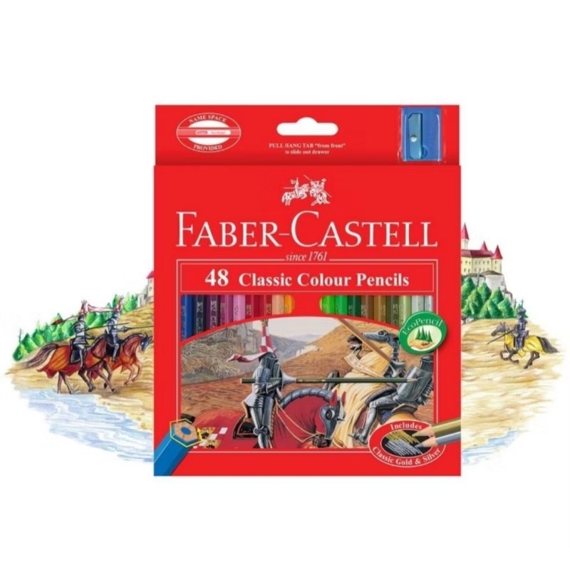 

COLOUR PENCIL | PENSIL WARNA FABER CASTEL 48 WARNA CLASSIC