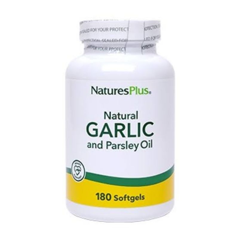 Nature's Plus Garlic and Parsley Oil isi 180 softgels