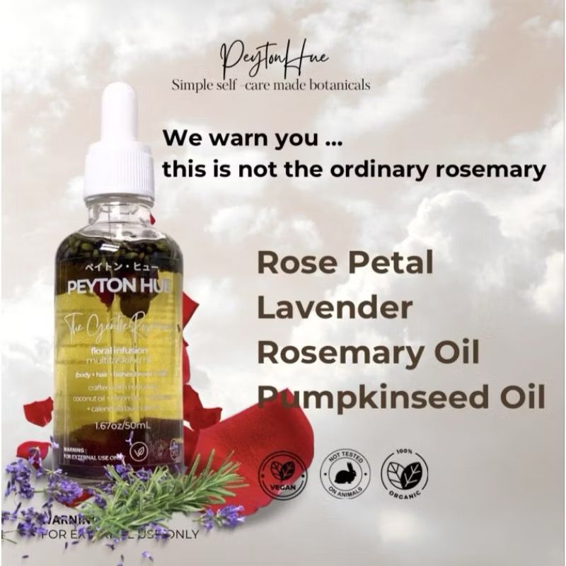 THE GENTLE ROSEMARY OIL PEYTON HUE