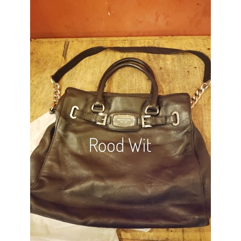 Jual tas tangan selempang wanita MK kulit leather bag aksesoris fashion  cewek second