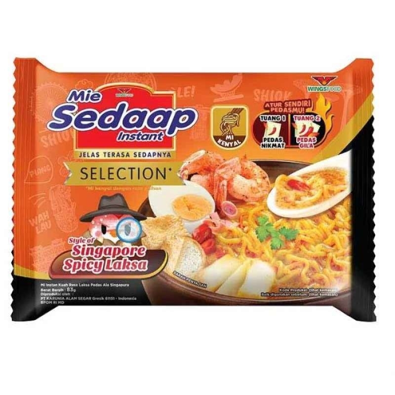 

Sedap Mie Instant Spicy Laksa 83 gr