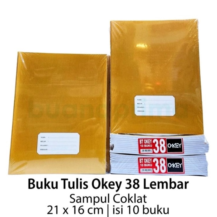 

Paling Popular Buku tulis cover coklat per pack 1 buku H39