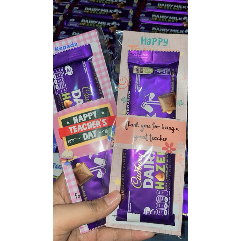 

coklat dairy milk packing hari guru 62gram besar