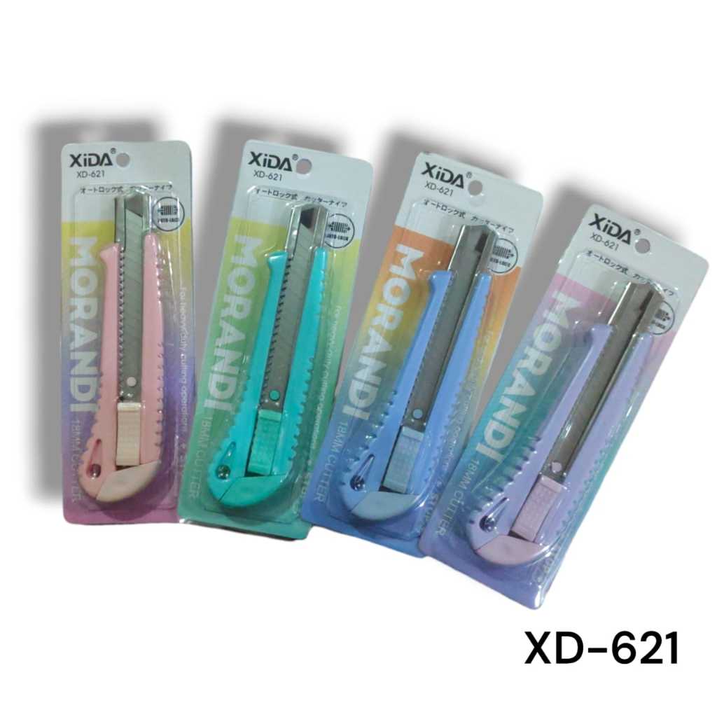 

Pisau Cutter Besar Soft Color Pastel XIDA XD-626 Bagus