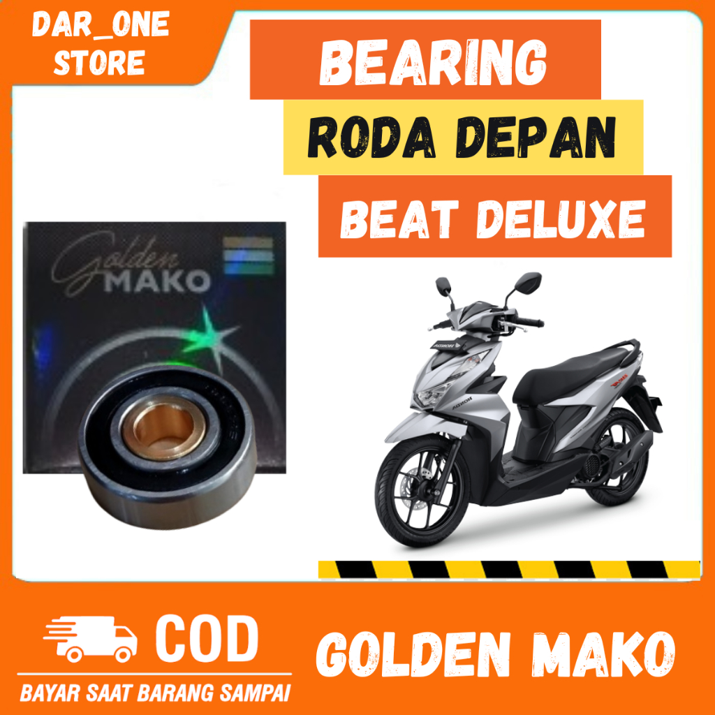 BEARING RODA DEPAN 6201 HONDA BEAT DELUXE ORIGINAL GOLDEN MAKO