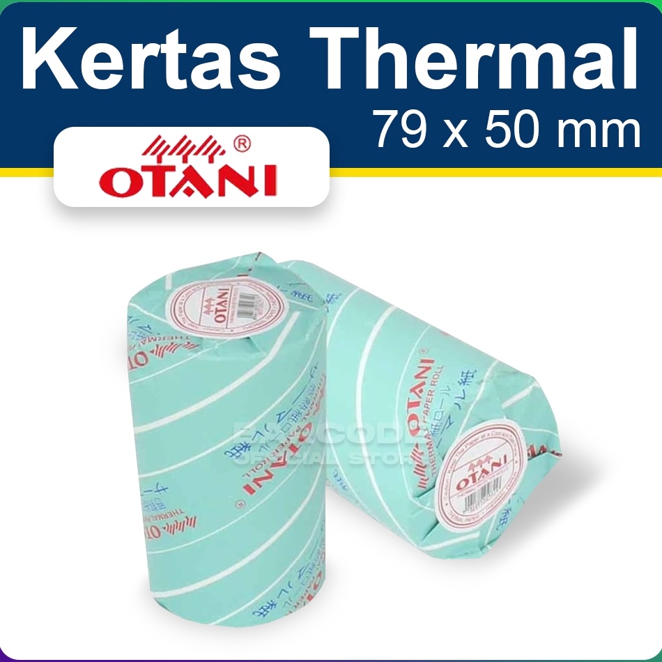 

emTerlaris Kertas Thermal Otani 79 x 5 mm Struk 79x5mm 8 mm 1 Roll G45