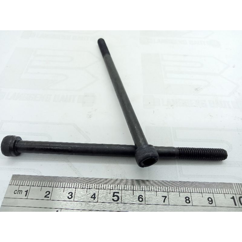 Baut L M6 x 100 HITAM / BAJA KUNCI L 5 PANJANG 10CM M6x100