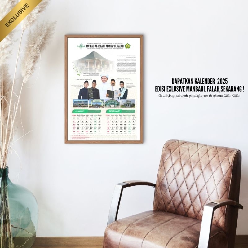 

KALENDER EXCLUSIVE MANBAUL FALAH | TAHUN 2025 | PRE ORDER 1 HARI | BISA COD |
