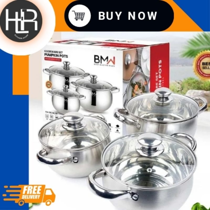 PANCI SET LABU COOKWARE PUMPKIN SET BMW SIZE 20CM 18CM 16CM