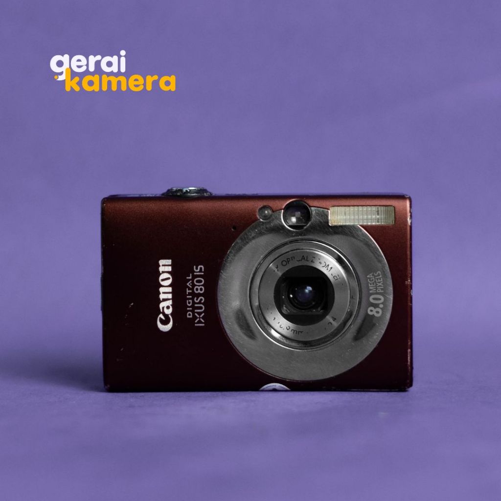 KAMERA POCKET CANON IXUS 80 IS MULUS SIAP PAKAI