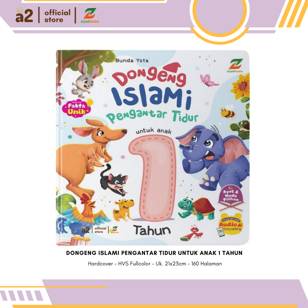 [Ziyadbooks] Dongeng Islami Pengantar Tidur Untuk Anak 1 Tahun Buku Cerita Anak