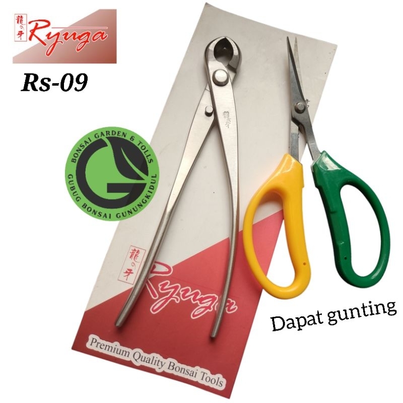 tang krekut catok bonsai RYUGA RS 09 cembung stainles Original