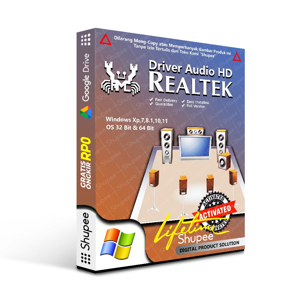 Software Driver Audio Realtek HD  + All Driver Audio resmi Realtek