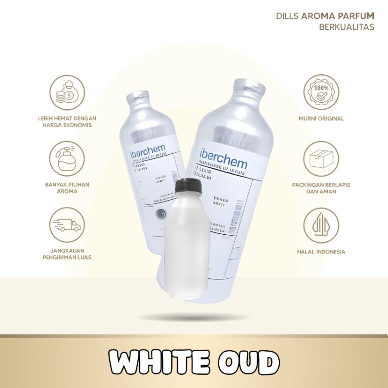 BIBIT PARFUME WHITE OUD MURNI 100ML