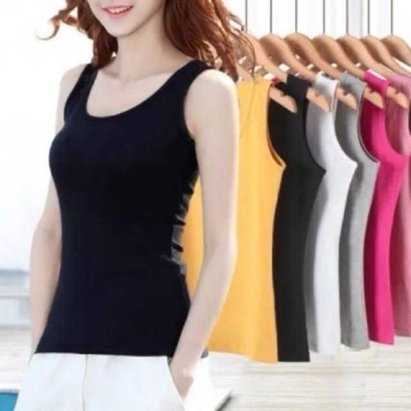 6 pcs Tanktop tali besar / tanktop tali kecil / tanktop murah / tanktop wanita dewasa / tanktop jumb
