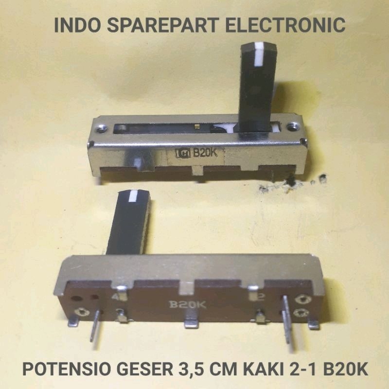 POTENSIO GESER 3,5 cm kaki 2-1 balane B20K