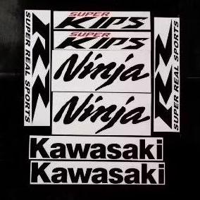 STIKER CUTTING NINJA RR NEW HITAM