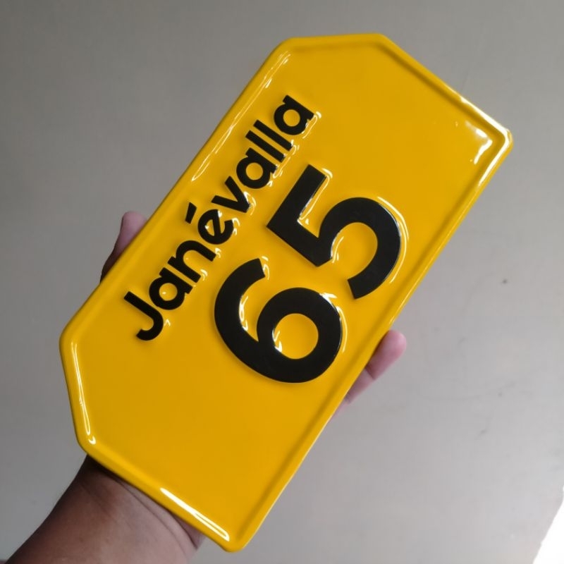 PLAT NOMOR RUMAH CUSTOM