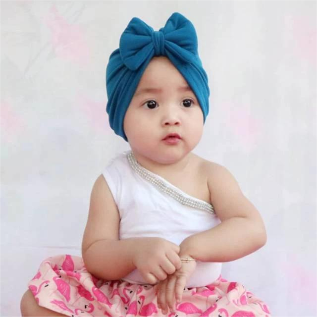 Turban Pita Bayi / Turban Pita Kupu / Turban Anak Perempuan / Turban Bayi / Ciput Anak Perempuan